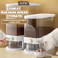Gambar TP Focat Tempat Penyimpanan Makanan Kucing Anjing Ekstra Besar Keluar Otomatis E18-E26 Automatic Pet Food Dispenser - Trans Besar - Putih dari Focat Indonesia Kab. Tangerang 2 Tokopedia