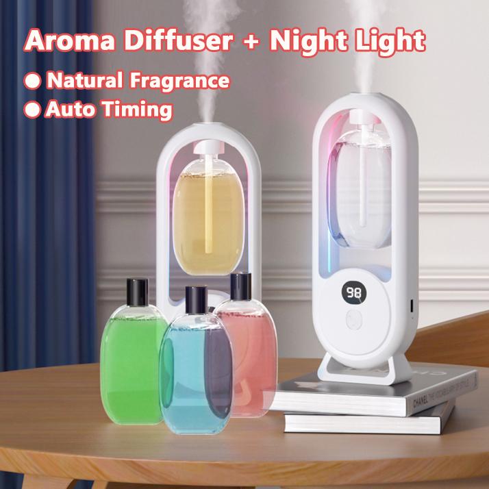 Rechargeable Perfume Humidifier Automatic Aroma Diffuser Essential Oil ...