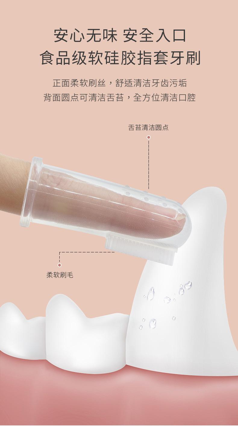 Product Introduction of 2025 Pet Toothbrush for Brushing Teeth Pet Toothbrush for Cats Special Dog Brushing Artifact Finger Sleeve Small Dogs Cleaning 4
