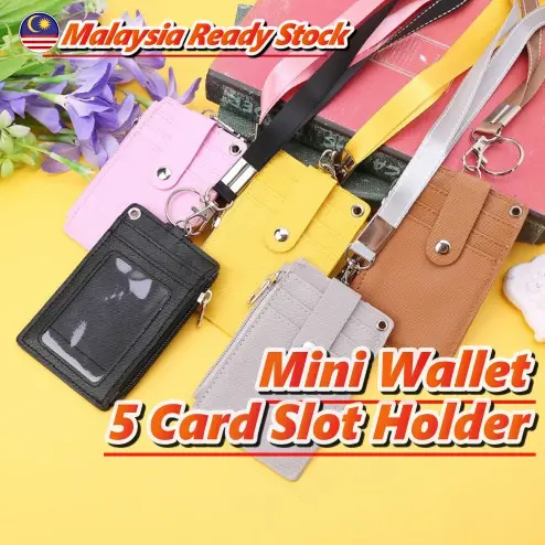 Office Stationery Transparent CARDHOLDER Key mini wallet