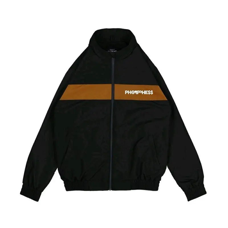 Jaket Parasut Track Suit Jaket Pria Wanita Kekinian Bahan Taslan JN Terbaik 5