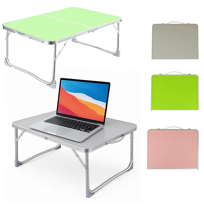 Portable Folding Computer Table Aluminium Foldable Laptop Desk Portable Folding Computer Table - TikTok ...