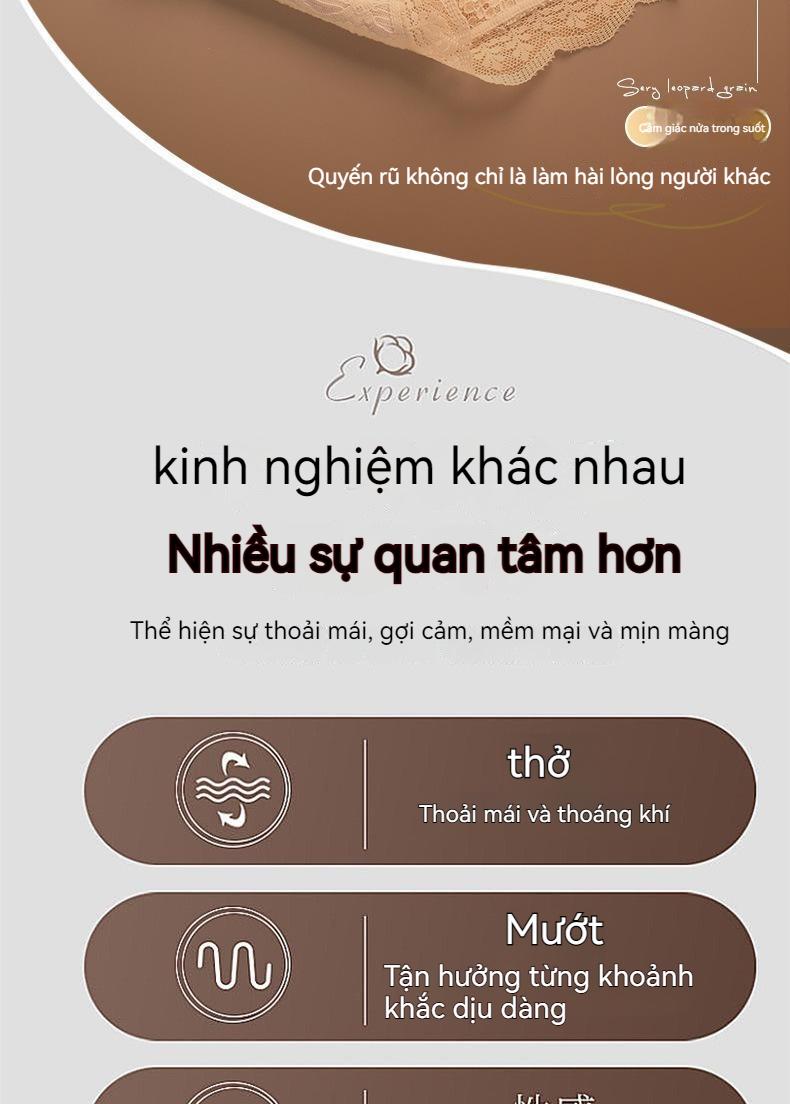 Product Introduction of Đồ Lót Ren, Chất Lượng Phổ Biến, Dành Cho Nữ, cạp vừa, Làm Bằng Bông, Có Đáy Kháng Khuẩn, Gợi Cảm Và Thoáng Khí, Liền Mạch, Phong Cách Cổ Điển Quần Lót Bé Gái, Thích Hợp Cho Đồ Lót Nữ 17