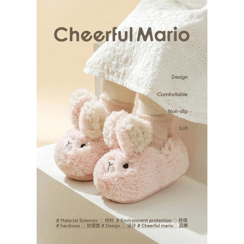 Product Introduction of Happy Mary Children's Cotton Shoes Home Baotou Cotton Shoes Children Girls Cotton Shoes Baby Winter Bag Heels Children's Cotton Shoes 8