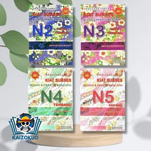 Buku JLPT Japanese Language Proficiency Test / JLPT N2 N3 N4 N5 - Kiat Sukses, Mudah dan Praktis Mencapai N2, N3, N4, N5 Metode Gakushudo Putih