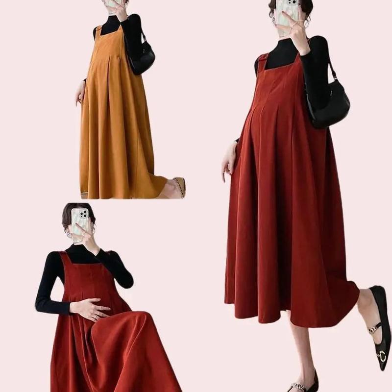 SÉT ĐẦM VÁY BẦU THU ĐÔNG CHẤT LIỆU NHUNG CAO CẤP MỀM MỊN - ĐẦM VÁY DỰ TIỆC HAY ĐI LÀM SANG TRỌNG đầm  bầu yếm  bò set  len