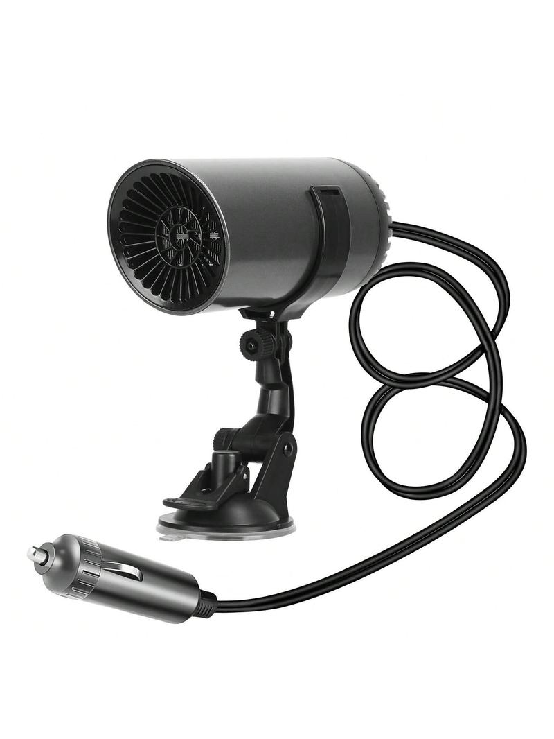 Product Introduction of (5 off your first order) 24V 150W Portable Car Heater 2 In 1 Heating Cooling Fan Rotatable Demister Defroster With 4.92ft Cord 7