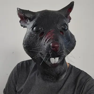 Adult Mouse/Rat Onesie Costume - Cartoon Animal Pajamas For Halloween & Cosplay (Women & Men)