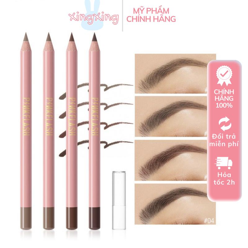 Bút kẻ chân mày dạng chì PINKFLASH chì kẻ mày mềm bền không thấm nước phong cách cổ điển PF-E02