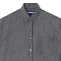 Gambar Kemeja - Parisian Oxford Long Sleeve Shirt - Black Lembut Panjang Pria Basic dari Tenue de Attire Kota Administrasi Jakarta Selatan 2 Tokopedia