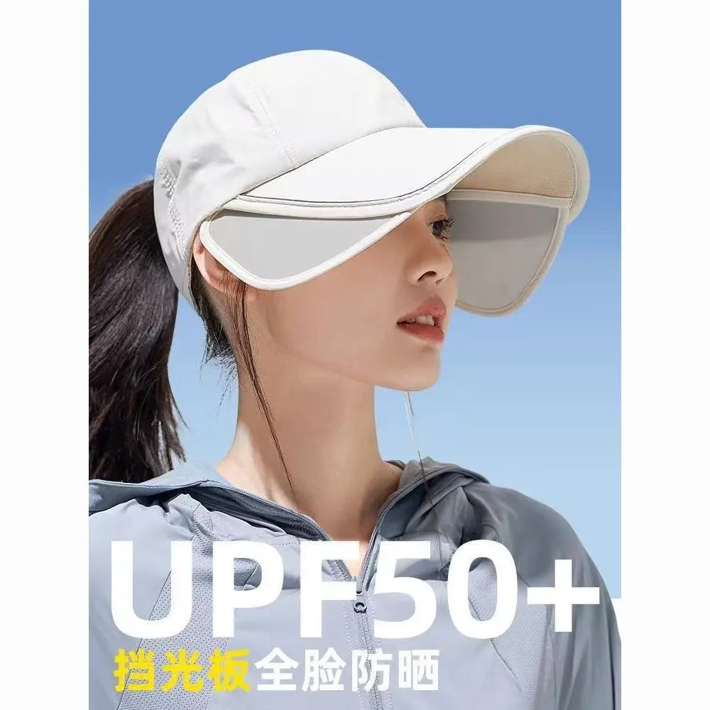 [Adjustable Size Comfortable] Baseball Cap Summer Sun Protection Hat for Women 2025 New Large Brim Outdoor Sports Visor Hat Sunshade Hat for Women Quick-Drying Sunscreen Baseball Hat