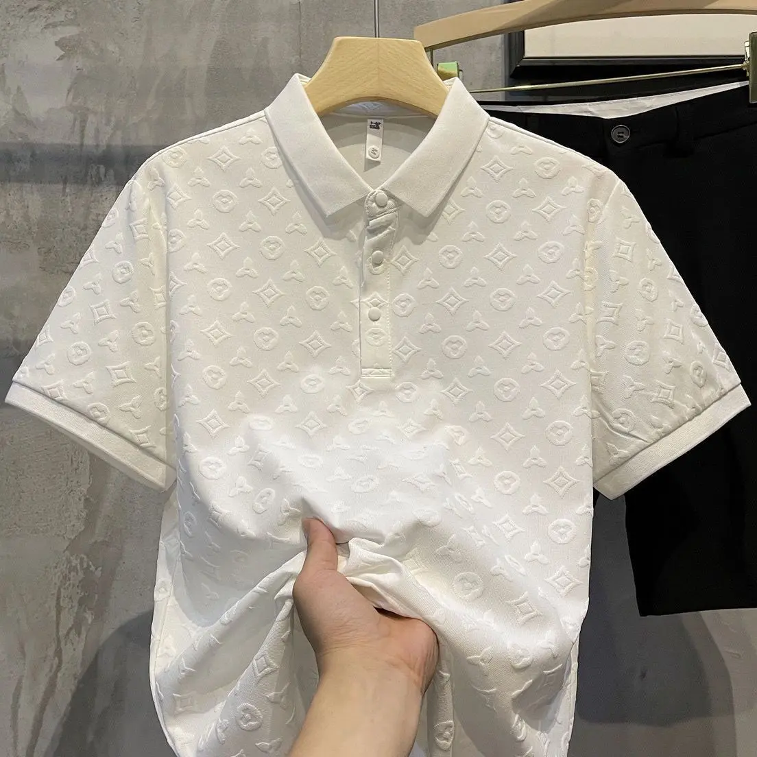 Áo Polo, Thời Trang Cao Cấp Và Phong Cách, Giá Cả Phải Chăng, Hàng Mới Về Mùa Hè, Thoải Mái Và Thoáng Khí, Thích Hợp Cho Giới Trẻ, Áo Thun Mỏng Có Cổ, Trang Phục Nam Menswear Shirt