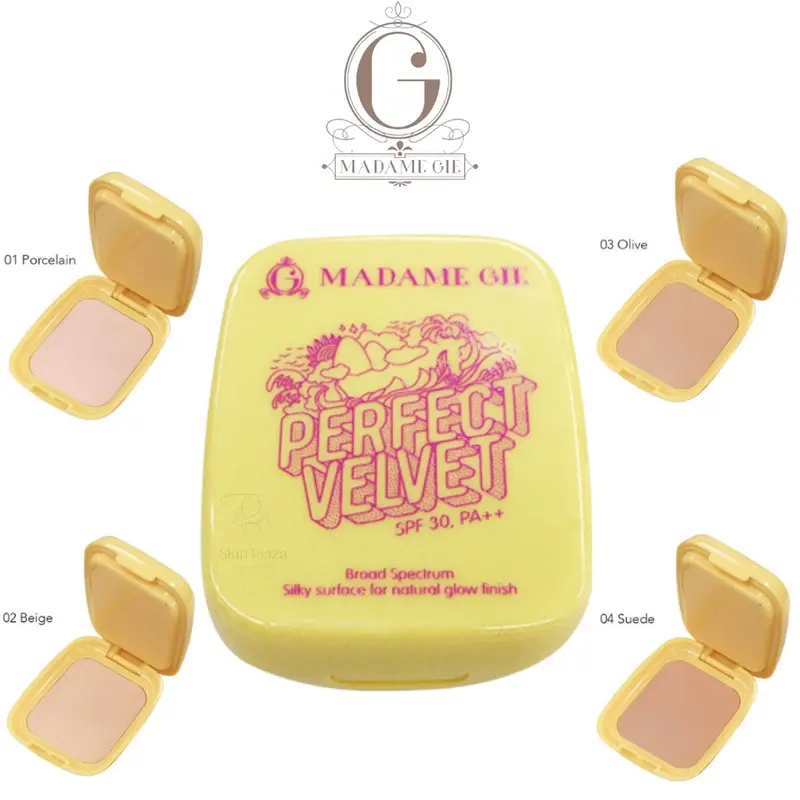 Madame Gie Perfect Velvet SPF 30PA++ Two Way Cake Bedak Padat 0
