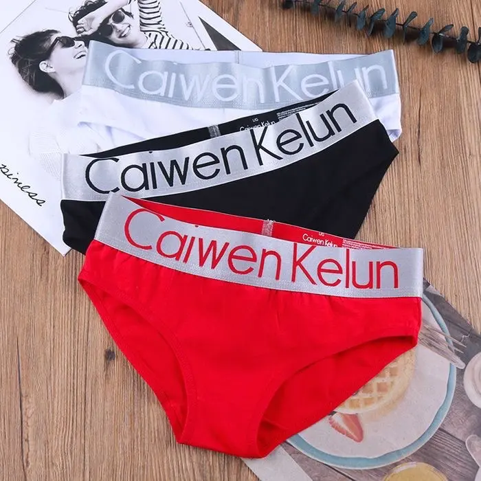 Quần chip nữ & Tomboy Caiwen kelun cạp xám bạc chất cotton cạp thấp cao cấp Cotton