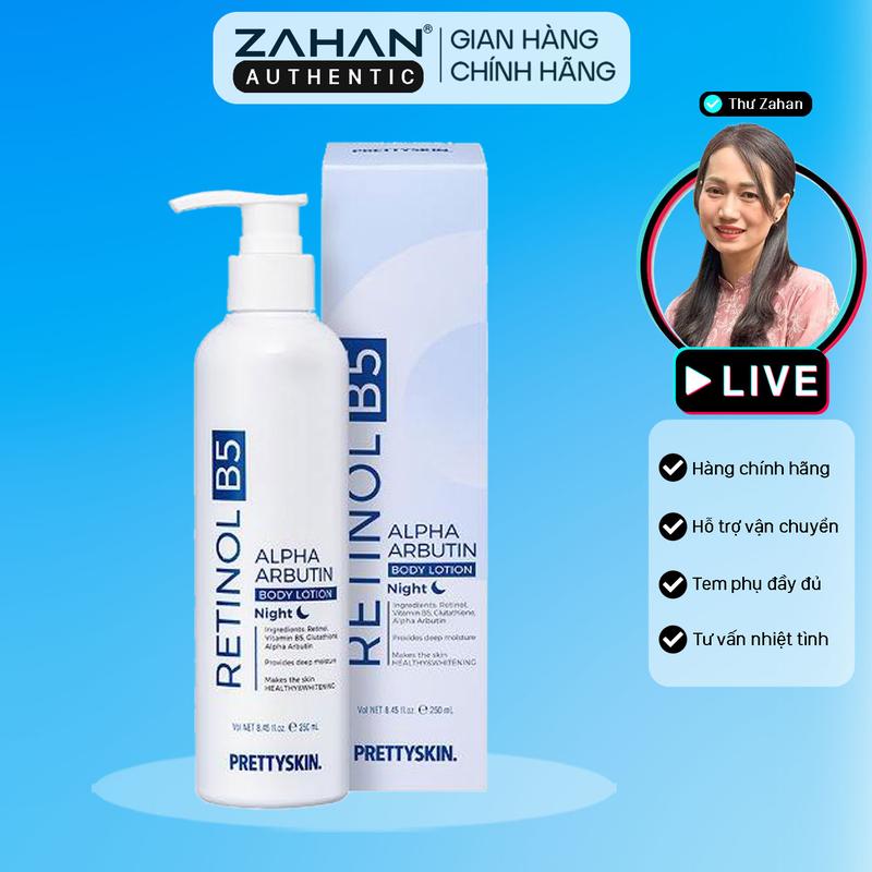 Kem Dưỡng Body Treatment Ban Đêm RETINOL B5 Alpha Arbutin Body Lotion 250ml duong  trang