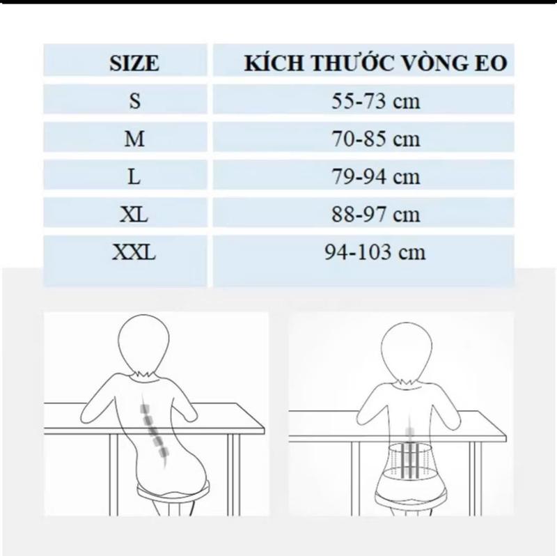 Đai Lưng Cột Sống thoát vị đĩa đệm ADM Loại Thoáng Khí - Cải Thiện Thoái Hóa, Thoát Vị NAM & NỮ [ ĐAI TRÒN ] 8
