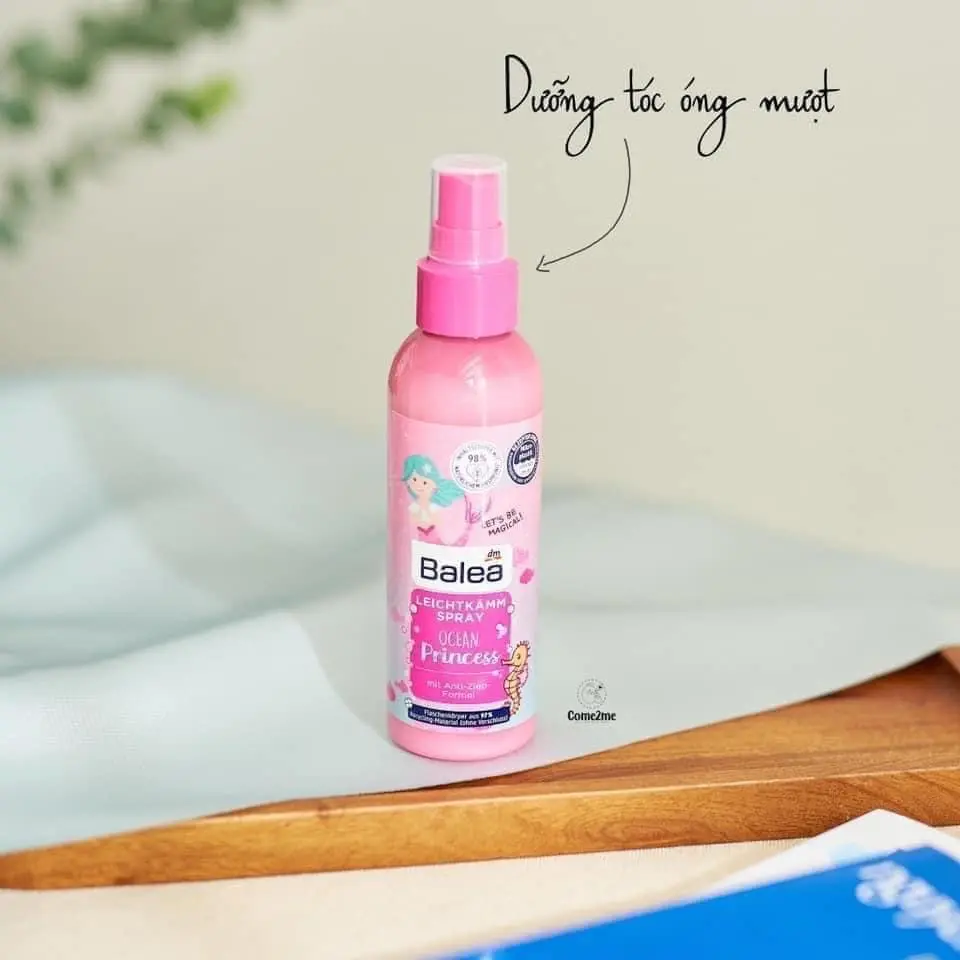 XỊT DƯỠNG TÓC MỀM MƯỢT CHỐNG RỐI BALEA - cho bé gái