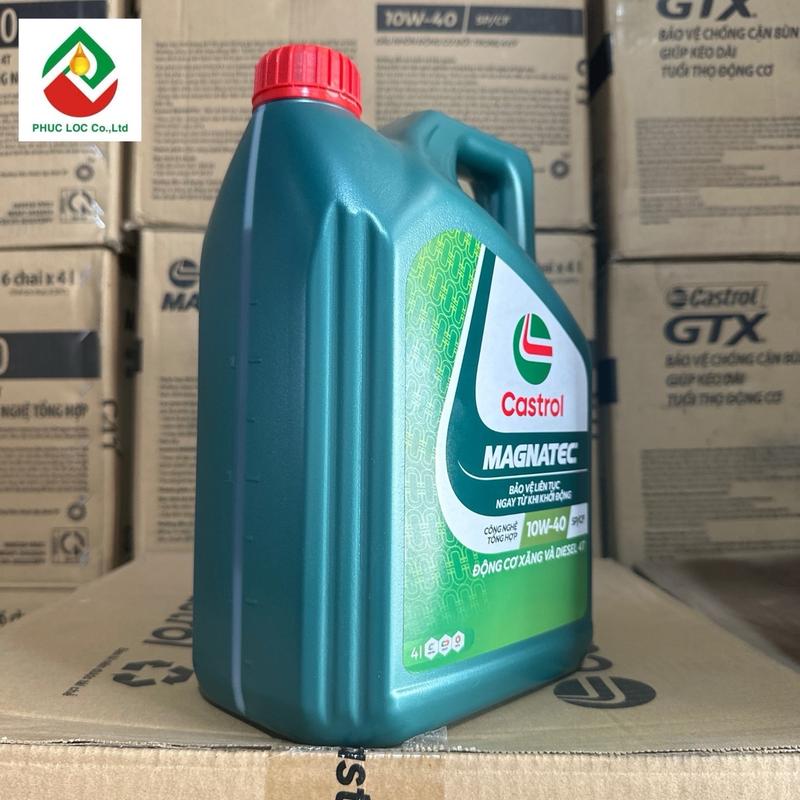 CASTROL MAGNATEC 10W40 API SP Dầu nhớt công nghệ tổng hợp cho động cơ máy xăng senfine co 8