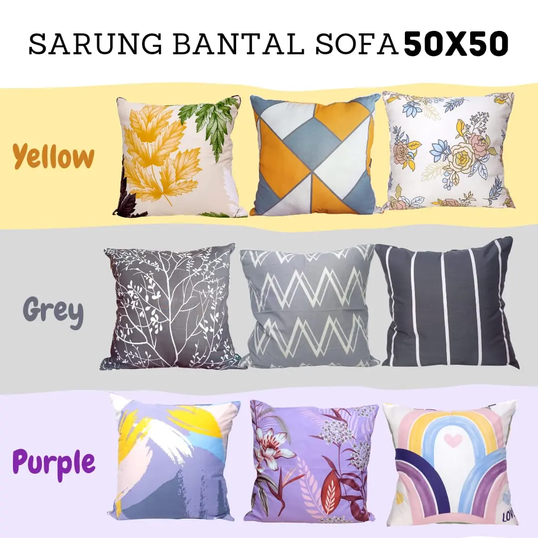 [50x50] Sarung Bantal Sofa Katalog 3