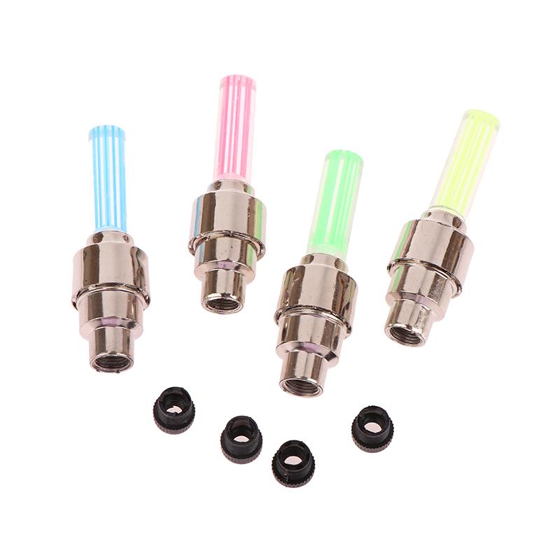 Đèn Nan Hoa Xe Đạp, Màu Neon, Cho Lốp Xe Đạp Đường Trường Và Xe Hơi, Đèn Mũ Van, Phụ Kiện Đạp Xe, Đèn Xe Đạp 5