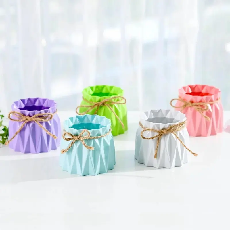 Bình Hoa Giả Gốm Nhựa, Thiết Kế Hiện Đại Bắc Âu, Nhiều Màu Sắc, Vô Địch, Thích Hợp Cho Đám Cưới, Sinh Nhật, Nghệ Thuật, Sắp Xếp Nhà Cửa, Đồ Trang Trí 4