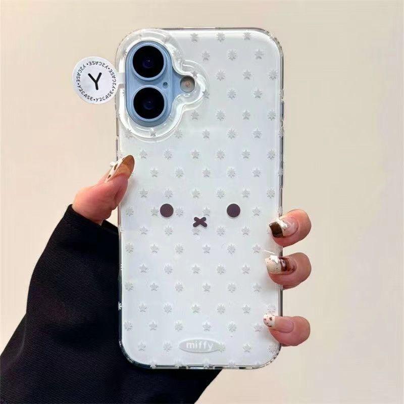 Đen Graffiti hoa nhỏ iPhone 17 cho iPhone 17 16 15 trường hợp điện thoại 14 13…