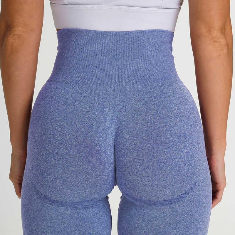 Product Introduction of Seamless Knitted Small Crescent Breathable Quick Drying Fitness High Waist Peach Tight Elastic Hip Lifting Yoga Pants 18