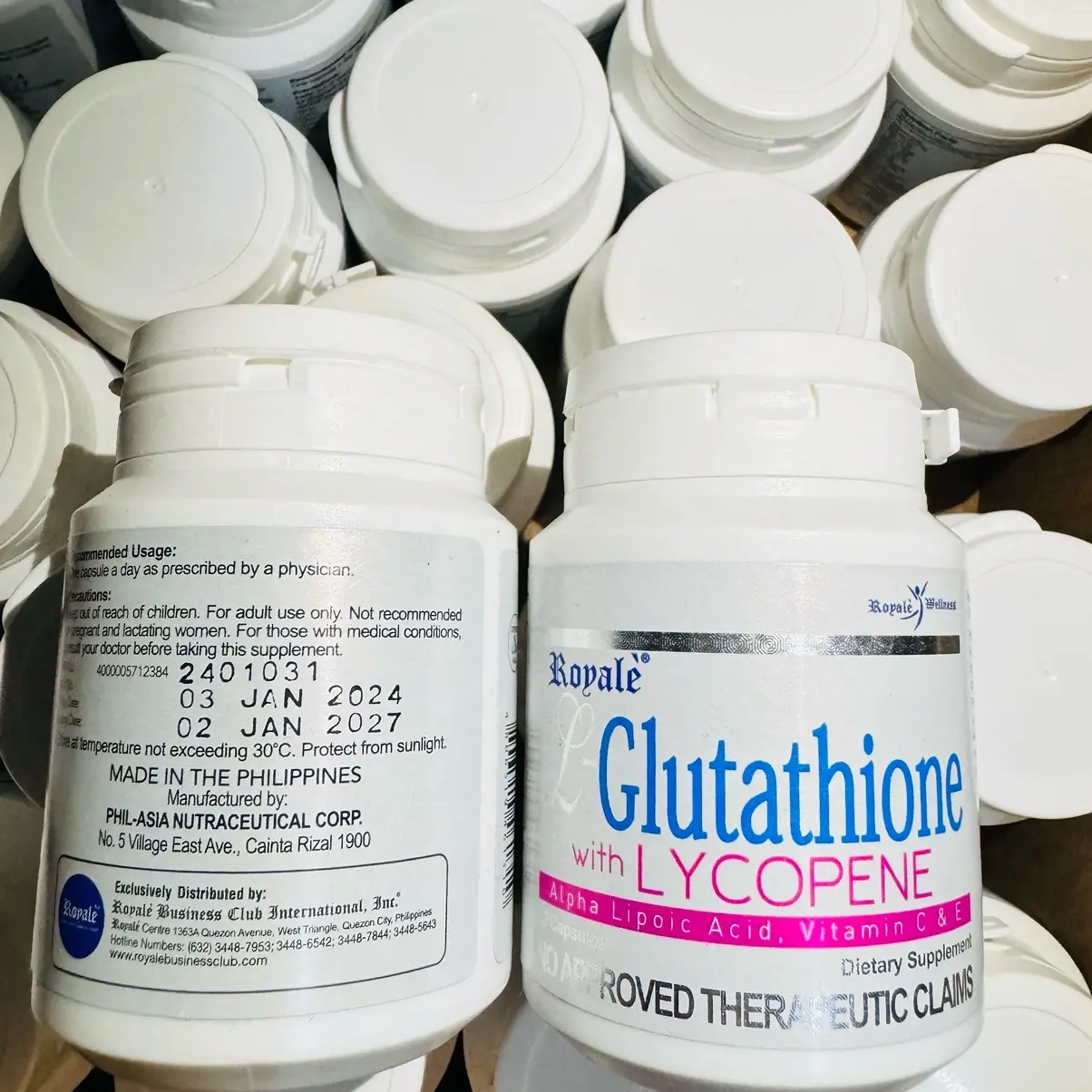 Royale L glutathione with Lycopene 2027 expiration - TikTok Shop Philippines
