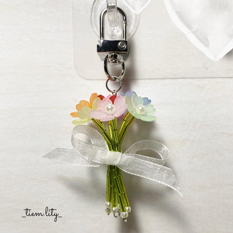 ￼[Tiệm Lity] Móc khoá Bouquet - Móc khoá handmade 6