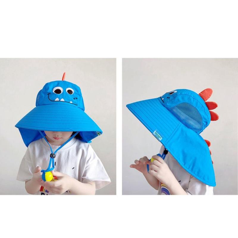 Product Introduction of Mũ Bucket Cho Em Bé Mùa Hè, Mũ Chống Nắng Đi Biển, Thoáng Khí, Thiết Kế Hoạt Hình, Mũ Ngư Dân Cho Trẻ Em, Che Tai Cổ Ngoài Trời, Chống Tia UV, Thích Hợp Cho Trẻ Em, Mũ Đi Biển 31