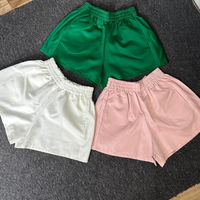  TIENSTYLE - Quần Short đùi  Chất Tapa ống xòe lưng thun Quần Jean Nữ Ngắn Bigsize  Đồ Noel Bigsize Nữ Quần Áo Tết Nữ 