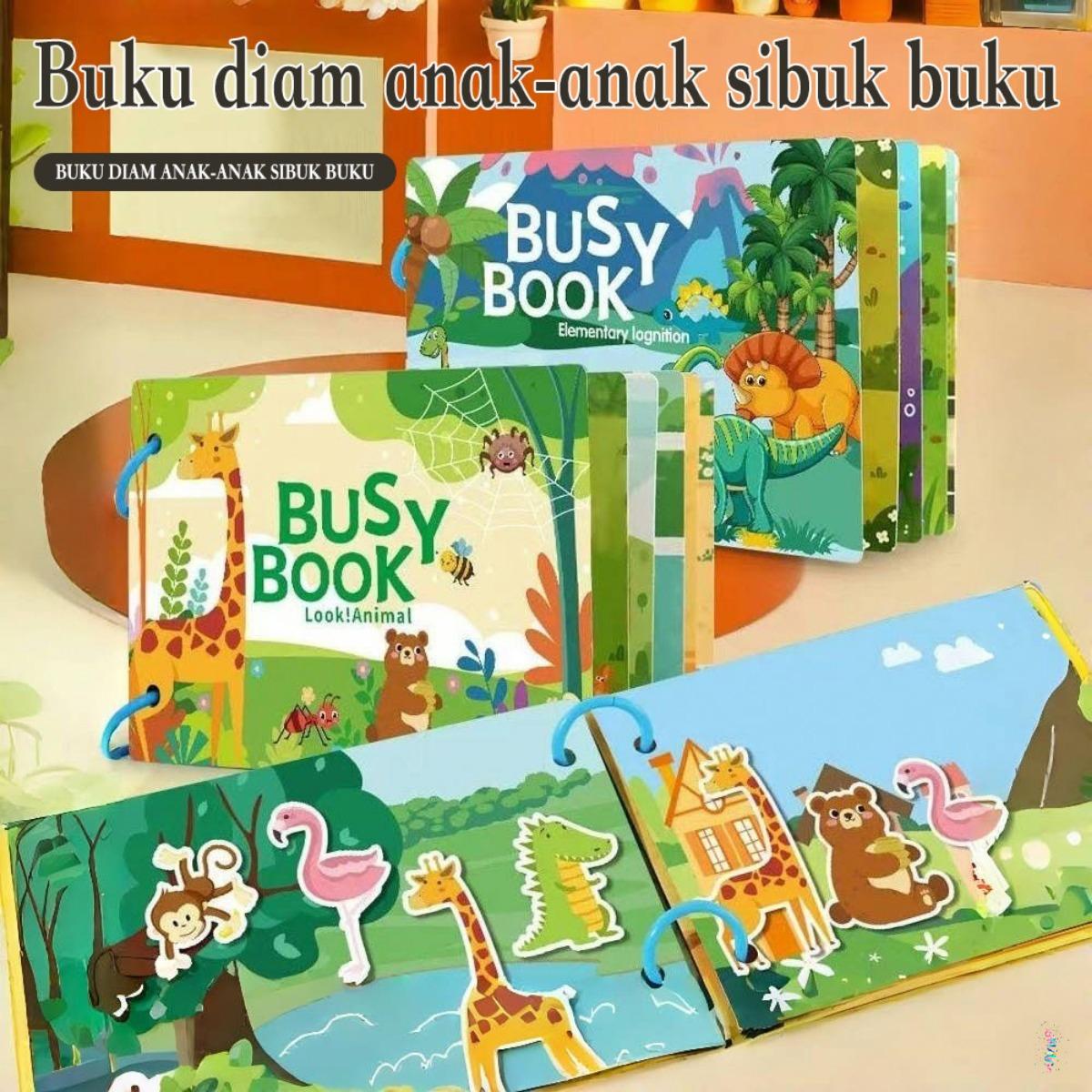 Buku Aktivitas Montessori Interaktif: Permainan Sensorik & Motorik, Pemilihan Bayi, Edukasi Dini, Mainan Pembelajaran Bayi, Buku Kain Anak Buku Aktivitas Montessori Interaktif: Permainan Sensorik & Motorik, Pemilihan Bayi, Edukasi Dini, Mainan Pembelajaran Bayi, Buku Kain Anak