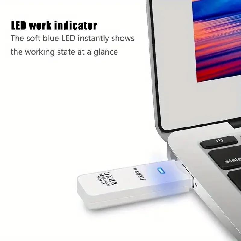 2 in 1 USB 3.0/2.0 Micro SD Card Reader, 1 Count High Speed Multifunctional Data Transfer Card Reader, Compatible with SD Memory Card, TF Card, Phone & Computer 4