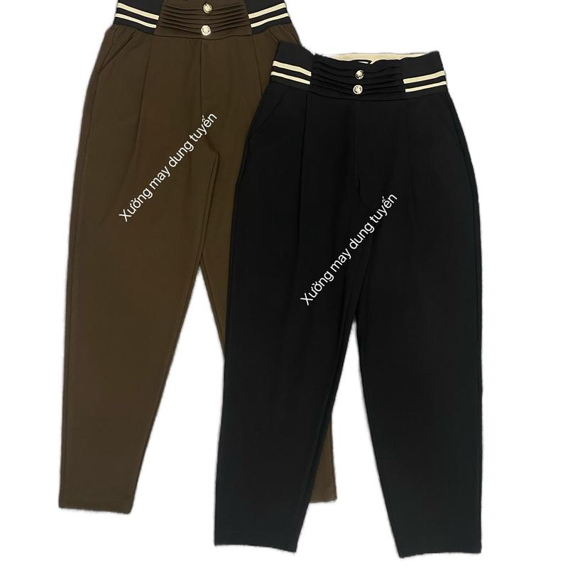 Quần baggy chất liệu UMI Hàn cao cấp , ghen bụng che khuyết điểm cho các chị e. Lên dáng siêu xinh mã 01 Nữ Women Pants Nhung 1