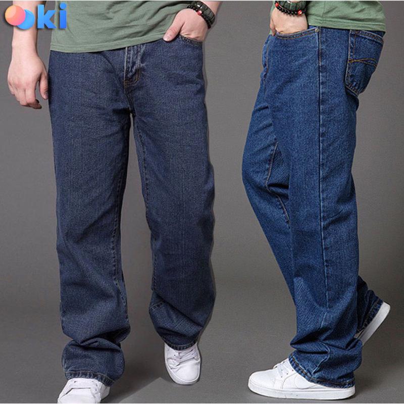 Quần Bò Nam Ống Suông Ooki Trung Niên Cotton Quần Jean Nam Big Size Form Rộng Đứng Mặc Được Nhiều Lứa Tuổi Menswear Pants Có Túi