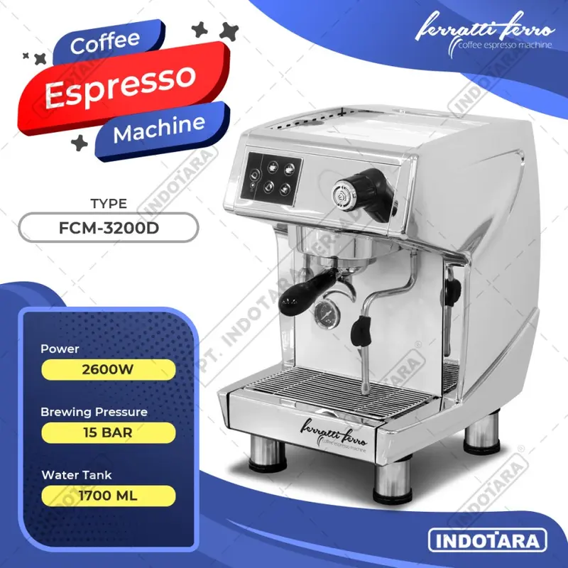 Ferratti Ferro Espresso Machine FCM3200D 4