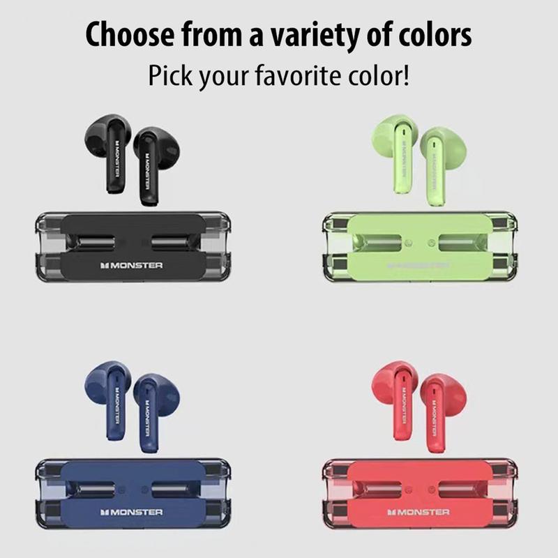Product Introduction of Monster - Tai nghe Bluetooth XKT08, hiệu suất cao, dành cho nhạc không dây, độ trễ thấp Earphone 7