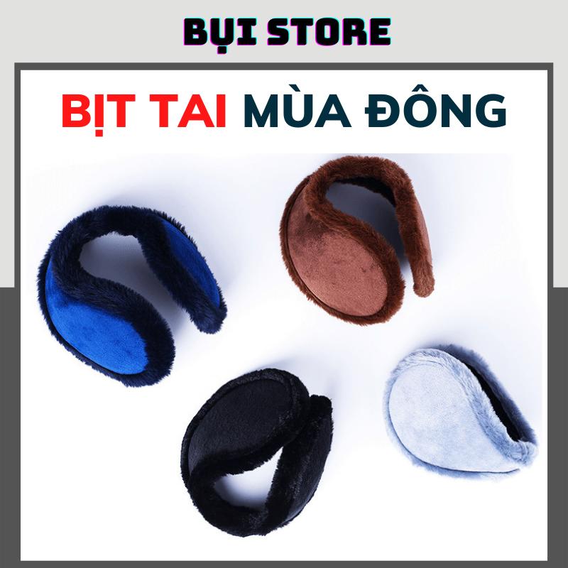 Bịt tai giữ ấm mùa đông hàn quốc – Chụp tai chống lạnh cho nam và nữ kiểu dáng màu sắc đa dạng cá tính chất - đeo êm tai Nhung Len