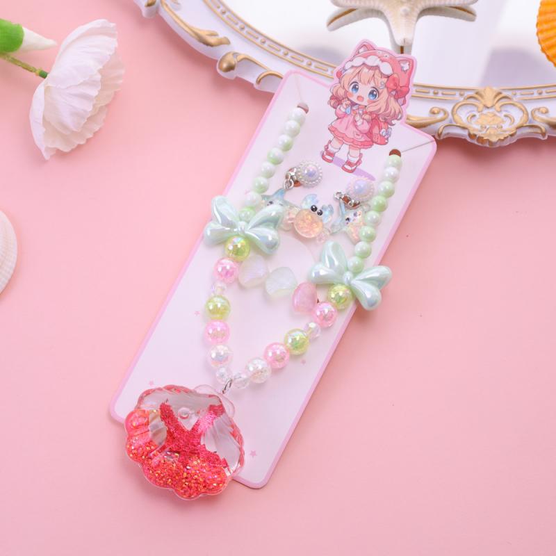 Product Introduction of Best-Selling Ocean-Themed Jewelry Set for Girls - Necklace, Bracelet & Earrings with Sand & Shell Design 8