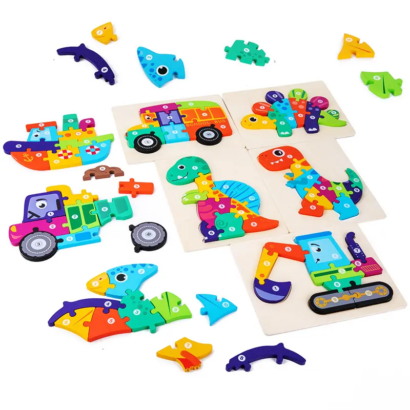 Teka-teki Dinosaur 3D, Interaktif, Untuk Kanak-kanak puzzle  malang