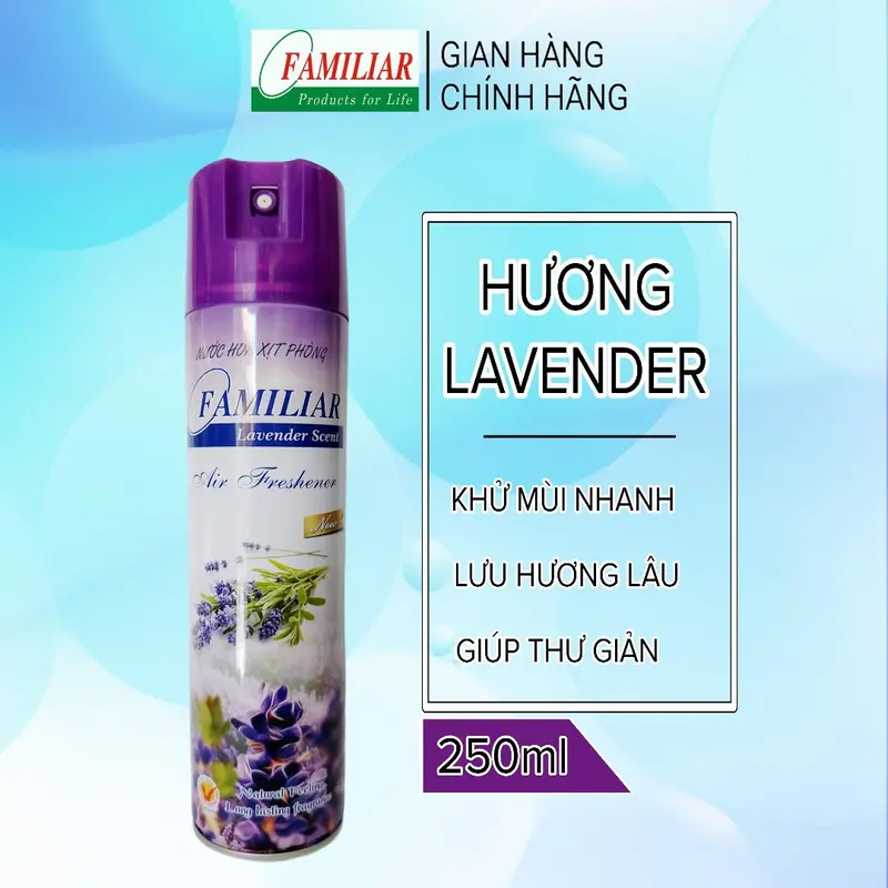 [FAMILIAR] [XỊT PHÒNG] XỊT PHÒNG FAMILIAR 24h lưu hương tươi mát. Thơm Ngát Bốn Mùa 1