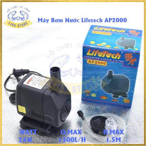 Máy Bơm Hồ Cá Lifetech AP2000 (26W-1300L/H-1.5M) - Máy Bơm Nước Hồ Cá