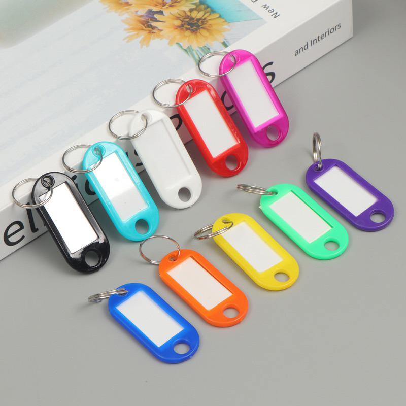 [DWCORNER] Gantungan Kunci Label Tag Gantungan Kuci Label Nama Keychain Ring Name Tag 5