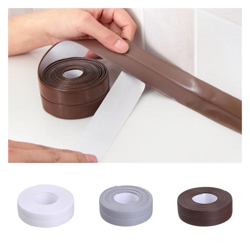 300CM Waterproof PVC Adhesive Tape for Sink/Stove/Bathroom/Kitchen 2