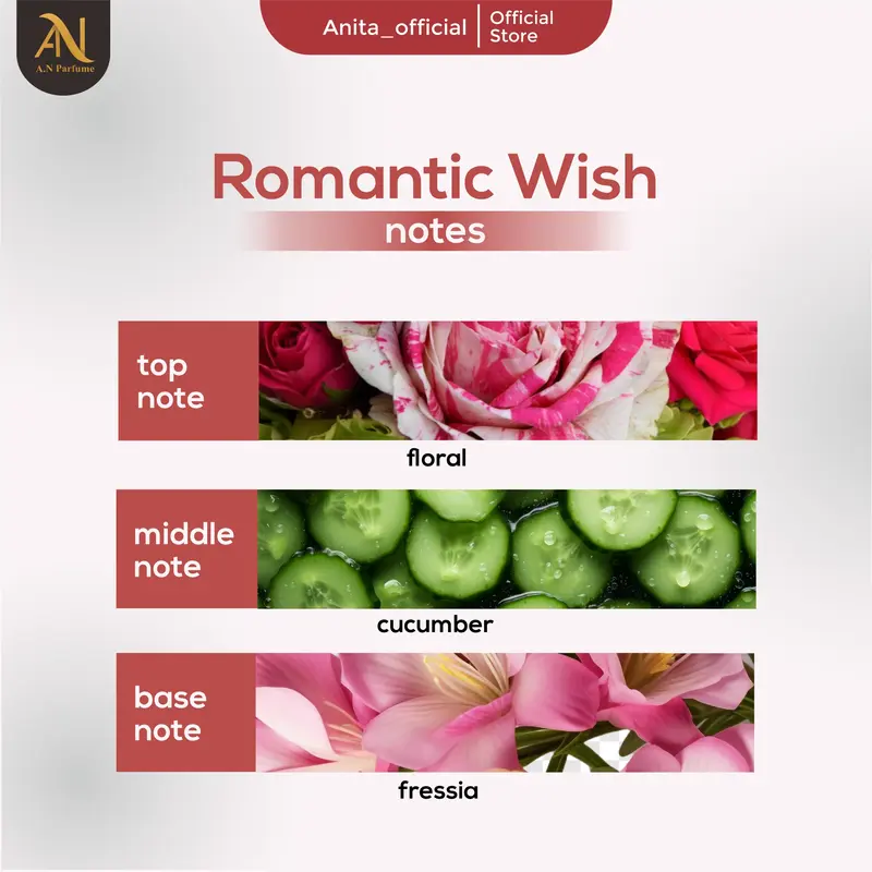 Parfume Romantic Wish Parfum Anitatlb Farfum Wangi Perempuan Aroma Floral Minyak Wangi Tahan Lama 1