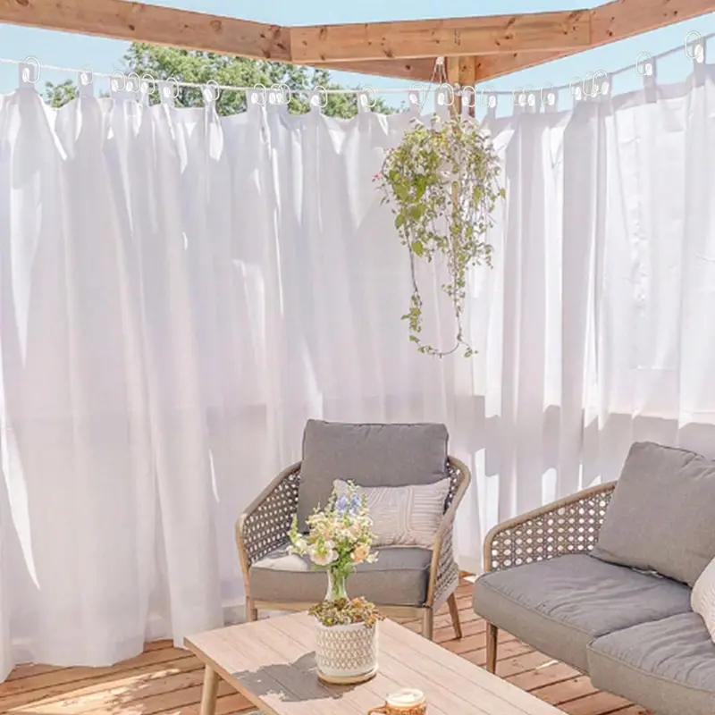 Garden Shade Hook, 12pcs Durable Curtain Hook, Multifunctional Hook for Home Garden Balcony, Home Organizer, Home Decor 2
