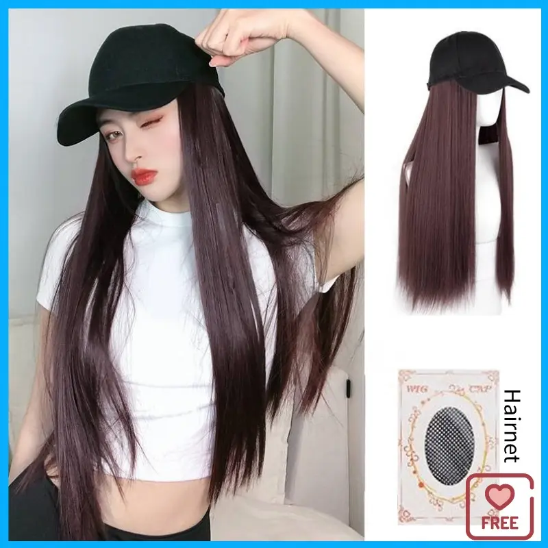 Tóc Giả Dành Cho Nữ, Mũ Tóc Giả, Tóc Giả Dài Thẳng, Tóc Giả Nối, Mũ Tóc Nhân Tạo, Mũ Tóc Giả Nữ