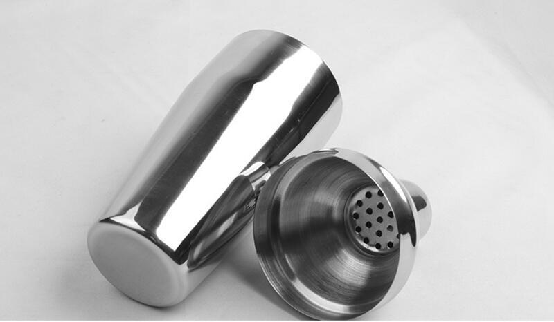 Product Introduction of Cocktail stainless steel 6-piece set, cocktail mixer, bar utensils, shaker, and wine glasses 40