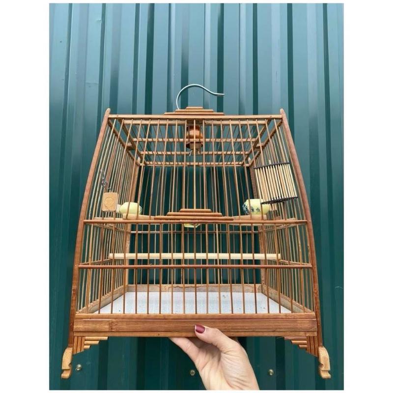 Khung lồng chim chào mào tự ráp, Lồng chim chào mào chất liệu trúc già , Khung lồng chim tự ráp dễ dàng