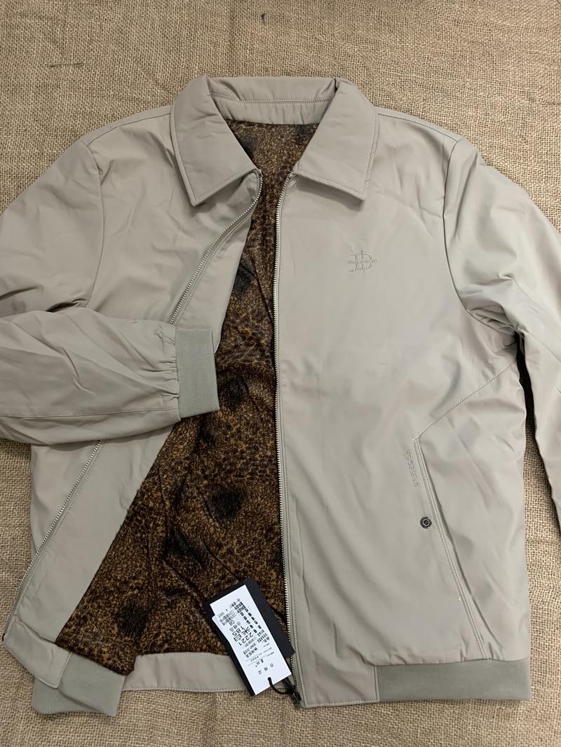 Product Introduction of Áo Khoác Nam Trung Niên Trung Tuổi Quảng Châu Cao Cấp Cô Tầu Lót Nhung, Lót Lụa Menswear Tay Dài Jacket Cổ Cao 8